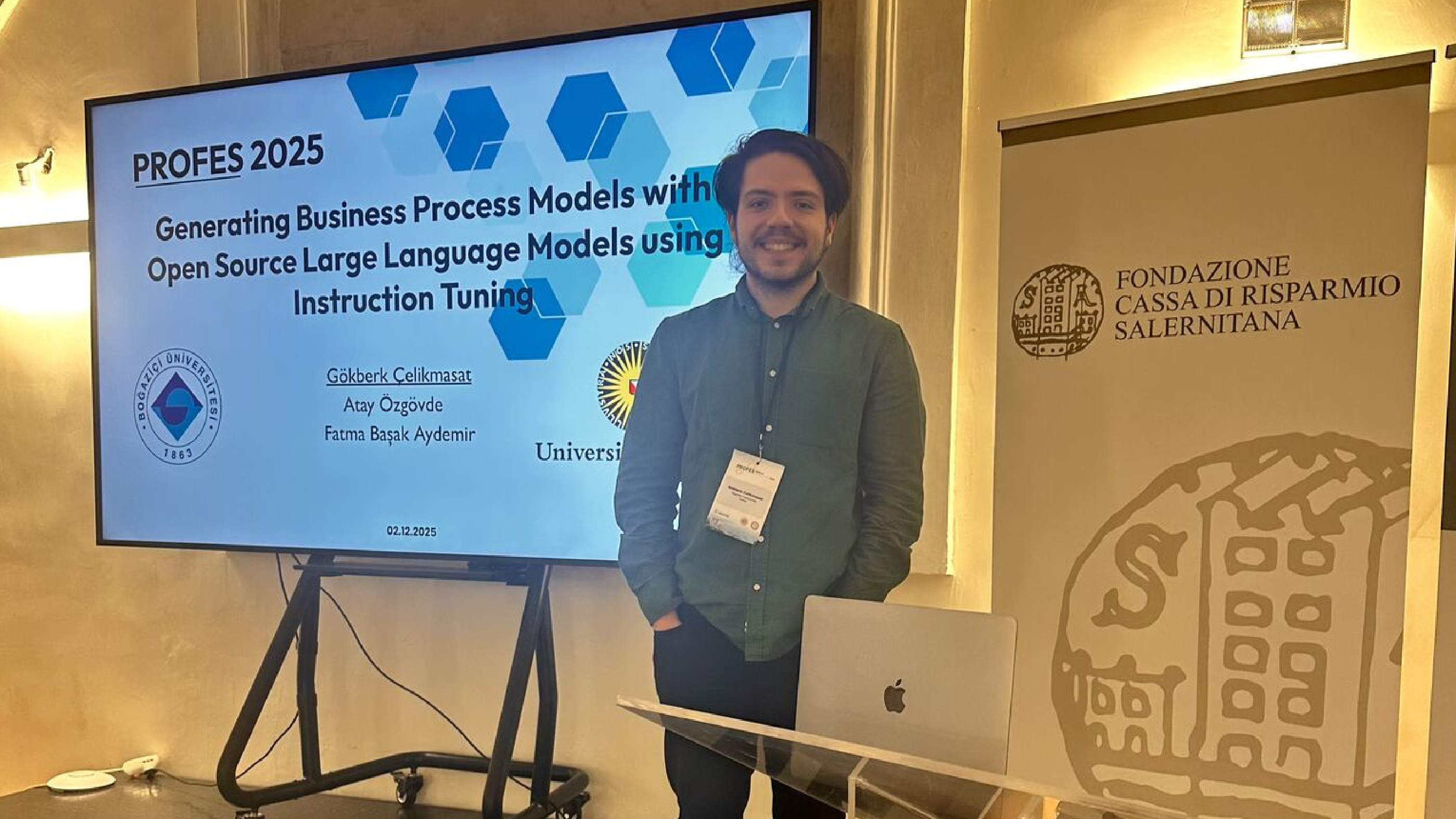 Gökberk Çelikmasat received the best paper award in PROFES '25 Conference.